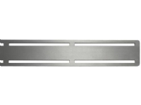 Unidrain-galler i 3 mm massivt AISI 304 rostfritt stål för ClassicLine ram - modell Anniversario i längd 700 mm