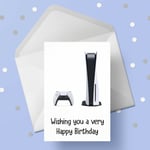 PS5 Console Birthday Card - Playstation 5