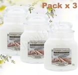 3 x Yankee Candle Home Inspiration DUVET DAY Small Container Jar 104g 3.7oz