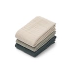 Liewood Lewis muslinfilt 3-Pack Dove blue mix