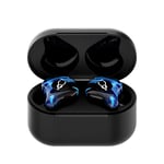 In Ear True Wireless Bluetooth 5.0 Casque Bass Gaming Music ?couteurs ? faible latence avec micro,Blue