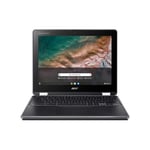 Acer Chromebook R853TA-C4K8 N4500 30,5 cm (12 ) Écran tactile HD+ Intel® Celeron® 4 Go LPDDR4x-SDRAM 32 Go Flash Wi-Fi 6 (802.11ax) ChromeOS Noir - Neuf