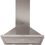 Hotpoint 60cm Traditional Chimney Cooker Hood - Stainless Steel PHPN65FLMX