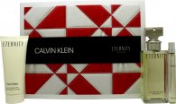 Calvin Klein Eternity Gift Set 100ml EDP + 100ml Body Lotion + 10ml EDP