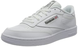 Reebok Club C 85 Sneakers, White/Black, 11.5 UK Child