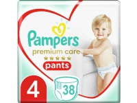 PAMPERS Premium-byxor, värdeförpackning, storlek 4, 38 st.