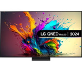75" Lg 75QNED91T6A  Smart 4K Ultra HD HDR QNED TV with Amazon Alexa, Silver/Grey