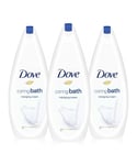 Dove Caring Bath Indulging Cream Soak with 1/4 Moisturising 3x720ml - One Size