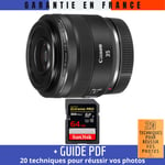 Canon RF 35mm f/1.8 Macro IS STM + 1 SanDisk 64GB UHS-II 300 MB/s + Guide PDF '20 TECHNIQUES POUR RÉUSSIR VOS PHOTOS