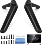 GOUTS ET COULEURSSupport Tv Sur Pied, Pied Tv Universel De De 32 À 55 Pouces, Pieds De Piédestal De Base Tv Universels, Pied De Tele Distance De Trou De Montage De 17-20 Mm, Support De Table Tv Avec