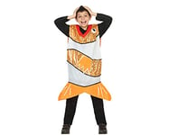 Atosa-30779 Costume-Déguisement Poisson Orange 10-12 Ans, 30779, 140 cm