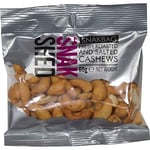 Snak Shed - Salted Cashews (55g) - Fresh Roasted & Salted Cashews, Natural Source of Antioxidants, Vitamin B6, Vitamin K, Zinc, Iron, Magnesium, Fibre & Health Fats, Vegetarian & Vegan