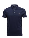 Slim Fit Soft-Touch Polo Shirt Designers Polos Short-sleeved Navy Polo Ralph Lauren