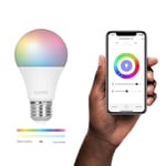 Hombli Smart lampa, WiFi, Bulb E27, LED, RGB & CCT, 9W, Dimbar, Multifärg, 2/fp