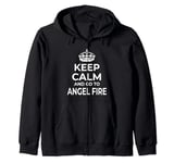 Angel Fire Souvenirs / 'Keep Calm And Go To Angel Fire!' Zip Hoodie