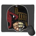Face Off Judge Dredd and Death Customized Designs Non-Slip Rubber Base Gaming Mouse Pads for Mac,22cm×18cm， Pc, Computers. Ideal for Working Or Game