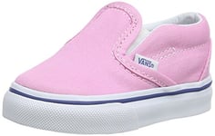 Vans T Classic Slip-on, Baskets mode mixte bébé - Rose (Prism Pink/True White), 24 EU