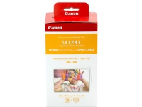 Canon RP-108 - Bläckbandskassett och papperssats - för Canon SELPHY CP1000, CP1200, CP1300, CP820, CP910