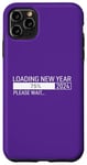 iPhone 11 Pro Max Loading New Year 2024 Please Wait with White Font Case
