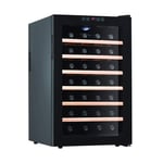 Constant Temperature Wine Cooler, Home Ice Bar, Beverage Cooler, Glass Door with Wooden Shelf Can Effectively Block The Effect of UV on Wine,Home/Bar