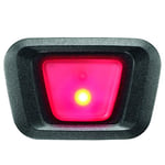 uvex Plug-in LED XB048 - Suitable for uvex Finale & uvex True - Two Different Light Modes (Continuous or Flashing) - Black-Red - One Size