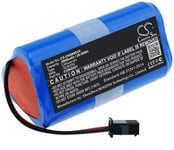 Kompatibelt med Cecotec CONGA Slim Wet, 10.8V, 2600 mAh