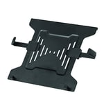Fellowes Single Laptop Mount Arm Accessory - VESA Compliant Adjustable Monitor Stand for 10-17 Inch Laptops - Max Weight 4.5KG - Black
