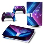 Autocollant Stickers de Protection pour Console Sony PS5 Edition Standard - - Fortnite (TN-PS5Disk-4295)