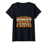 Womens The Only Difference Between A Conspiracy Theory ------ V-Neck T-Shirt