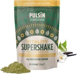 Pulsin - Vanilla Matcha Vegan Supershake - 300G - Plant Based Vegan Vitality Sup