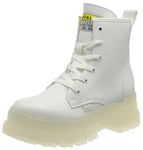 Buffalo Women's ASPHA RLD Fashion Boot, White, 5 UK