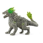 SCHLEICH Eldrador Creatures Stone Dragon Toy Figure, Grey/Green (701 (US IMPORT)