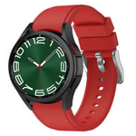 Silikon armbånd No-Gap Samsung Galaxy Watch 6 Classic (43mm) - Rød