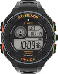 Timex Expedition Vibe Shock 50mm Montre avec Bracelet en Résine pour Homme TW4B24200