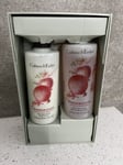 CRABTREE & EVELYN POMEGRANATE ARGAN & GRAPESEED BODY LOTION BATH & SHOWER SET