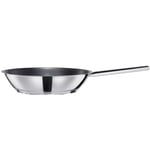 Vivo Frying Pan 28cm Steel Non-Stick Induction Suitable Stay Cool Handle Silver