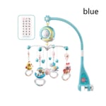 Rattles Toys Bed Bell Musical Box Blue