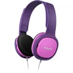 Headphones With Headband Philips Pink For Boys With Cable NEW