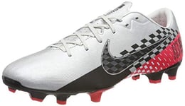 Nike Homme Vapor 13 Academy NJR FG/MG Chaussures de Football, Multicolore (Chrome/Black/Red Orbit/Platinum Tint/White 006), 38.5 EU