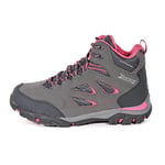 Regatta Women's Holcombe IEP Jnr High Rise Hiking Boots, Grey (Steel/Tulip 3df), 5 UK