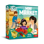 Trefl - Mini Market, Junior Game - Jeu de société pour Les Jeunes Enfants, Pions Originaux, Belles Illustrations, Apprentissage par Le Jeu, Jeu pour Les Enfants à partir de 3 Ans