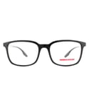 Prada Sport Rectangular Black Mens Glasses Frames - One Size