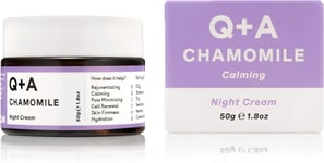 Q+A Chamomile Night Cream, a Super Soothing Moisturiser, Works Whilst You Sleep