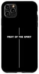 Coque pour iPhone 11 Pro Max Fruit of the Spirit - Croix religieuse chrétienne avec verset biblique
