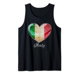 I Love Heart of Oak Italy Flag - National Pride & Unity Tank Top