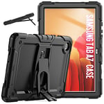 Samsung Galaxy Tab A7 Case, Cover for Galaxy Tablet A7 Case, 3-Layer Full Body Shock Protection for Samsung Tab A7 10.4 Inch Case SM-T500/SM-T505/SM-T507 Black