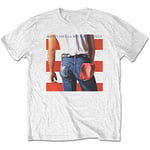 Bruce Springsteen SPRINGTS02MW02 T-Shirt, White, Medium