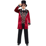 amscan Costume d'Halloween de vampire de minuit pour homme - Multicolore - Taille XL - 9917911