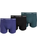 Calvin Klein Trunk 3-Pack M Spectrum Blue, Black, Atlantic Deep (Storlek L)