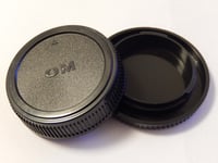 Caches objectif et boitier, système OM vhbw pour appareil photo Olympus OM-1, OM-2, OM-4, OM-4TI, OM-10.